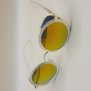 Orange Round Glasses